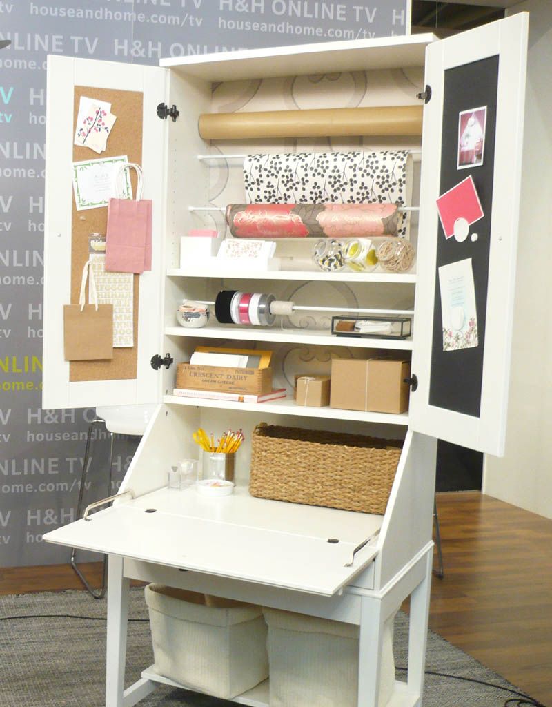 Marcus Design {diy gift wrapping station}